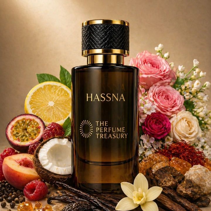 Hassna Parfum Spray 50ml For Women | Fruity, Rose &amp; Oud