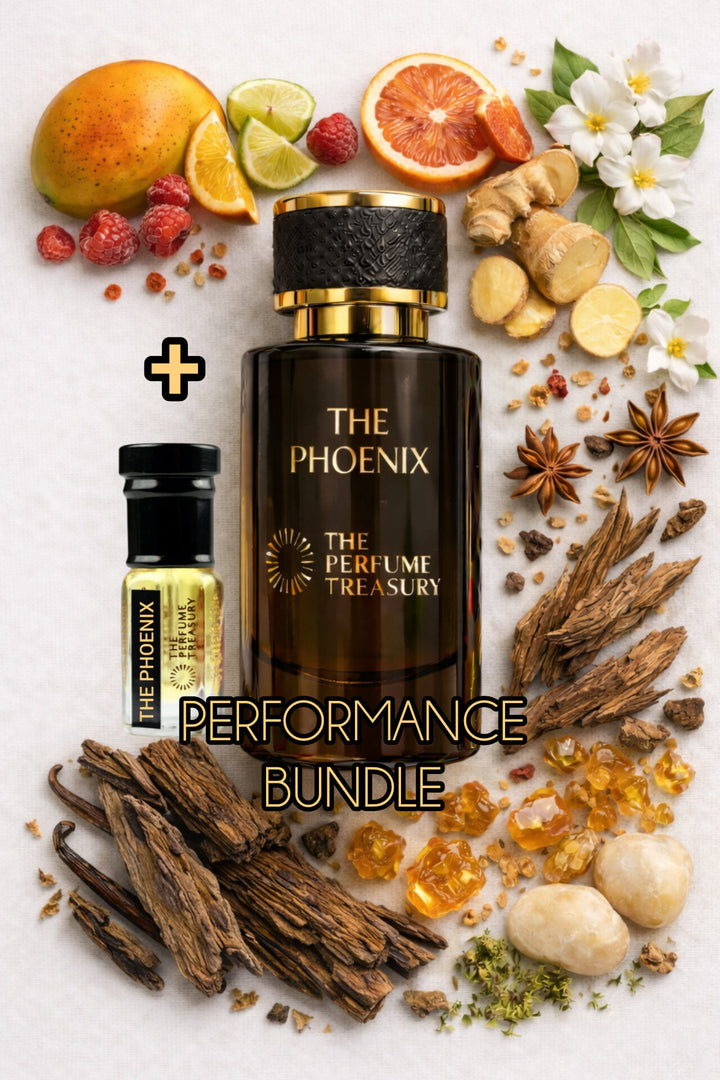 The Phoenix Performance Bundle (50ml parfum Spray + 3ml Perfume Oil)