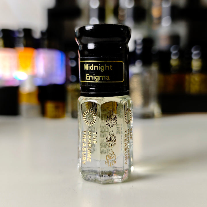 Midnight Enigma Perfume Oil (Inspired by Versace Oud Noir)