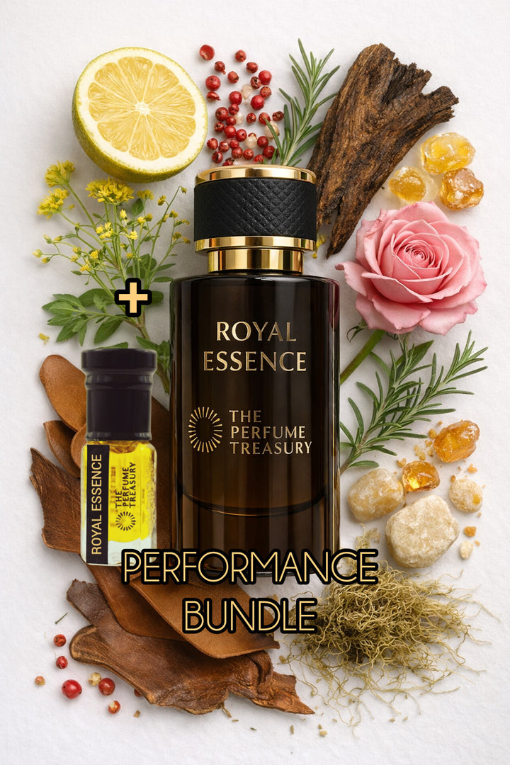 Royal Essence Performance Bundle (50ml parfum Spray + 3ml Perfume Oil)